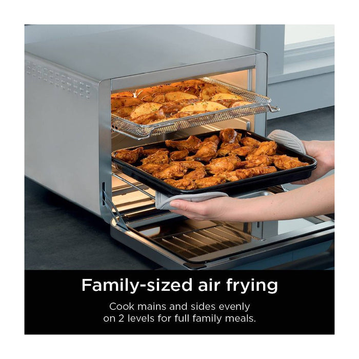 Ninja Prestige Smart XL Air Fryer and Countertop Oven DT501: Stainless Steel Toaster Oven, 1800W, Includes Air Fry Basket (LOCAL PICKUP ONLY)