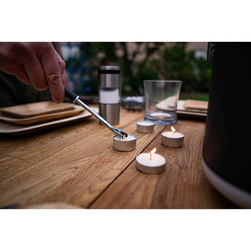 BBQ Dragon BBQD490: Battery-Powered Metal Arc Lighter, Flexible Gooseneck, 10" Length - Black