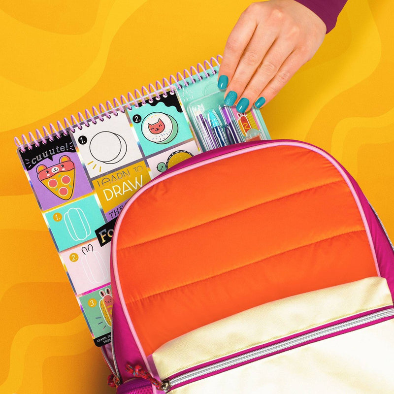 Fashion Angels Learn to Draw Foodimals: Art & Craft Drawing Kit for Kids with Pencils & Sketch Pad