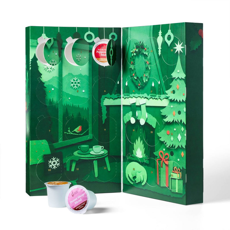 Advent Calendar Light Roast Coffee - Good & Gather EXP JUL 25/2025