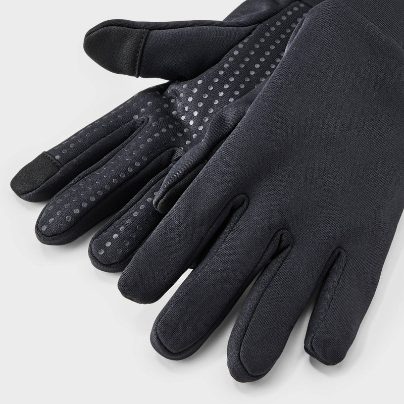 Kids' Palm Grip Running Glove - All In Motion Black Onyx 8-14