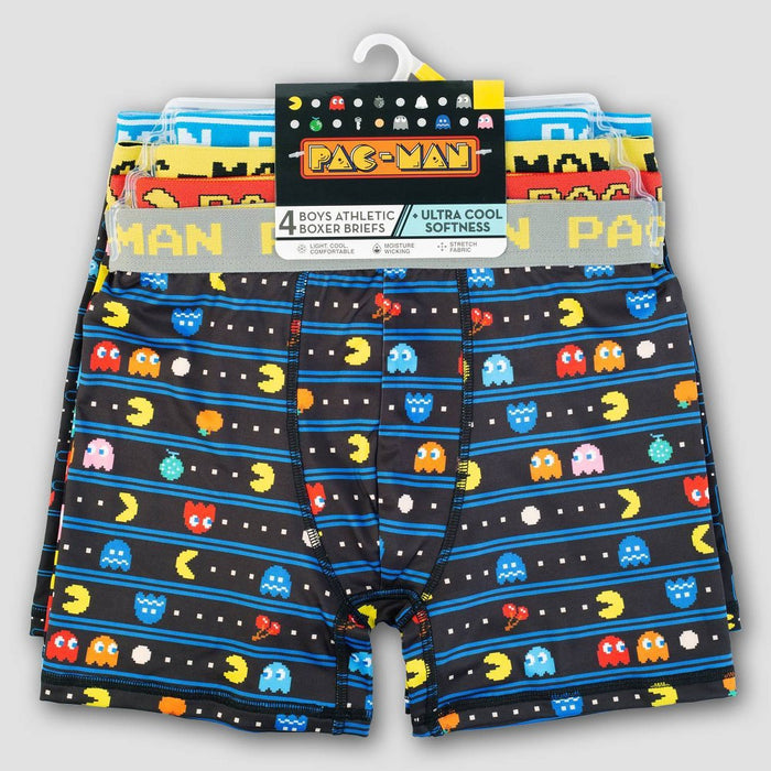 Boys' Pac-Man 4pk Poly Underwear - 10