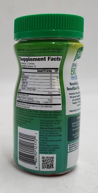Benefiber Fiber+ Probiotic Gummies - 50ct EXP 10/2027