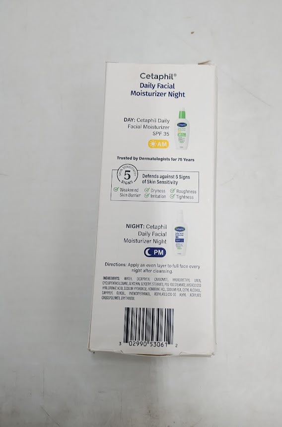 Cetaphil Daily Oil Free Face Moisturizer for Night - 3oz