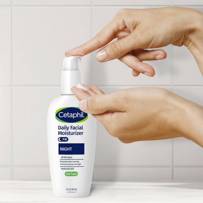 Cetaphil Daily Oil Free Face Moisturizer for Night - 3oz