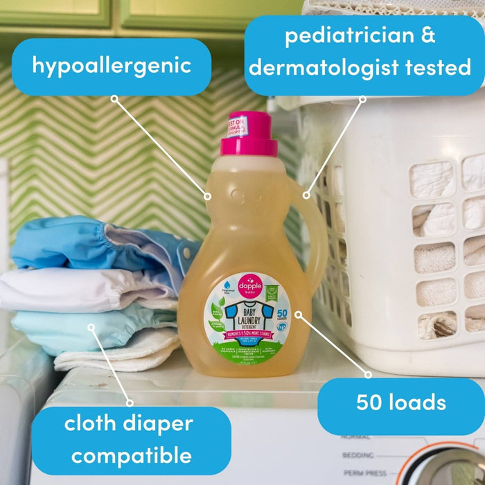 Dapple Laundry Detergent Fragrance Free - 50oz