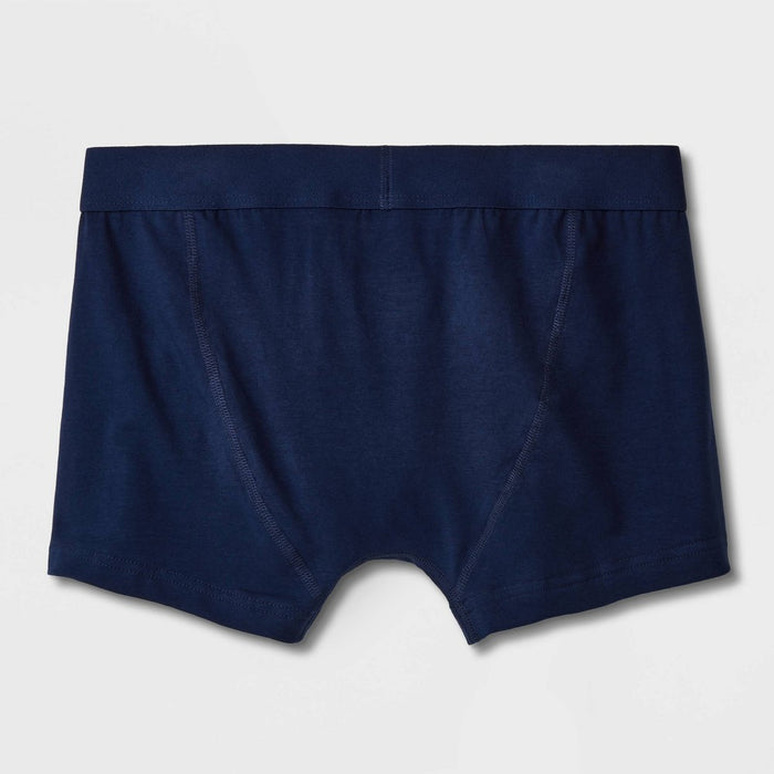 Men's Floral Leaf Print Trunks 2pk - Goodfellow & Co Blue/Navy L