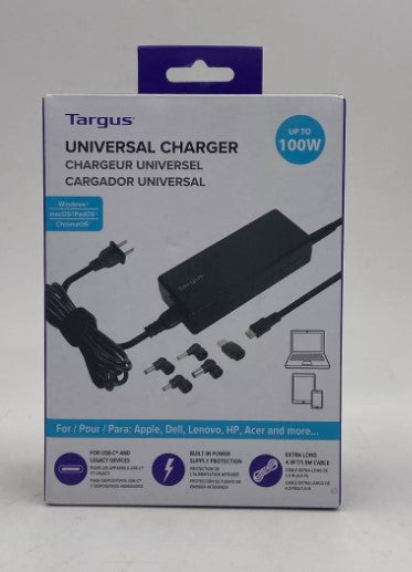 Targus Universal Charger Including all USB-C Devices - Black