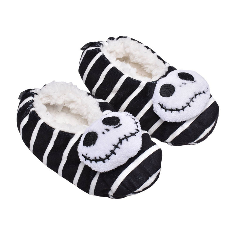 Boys' The Nightmare Before Christmas Jack Skellington Slipper Socks - Black XS/S