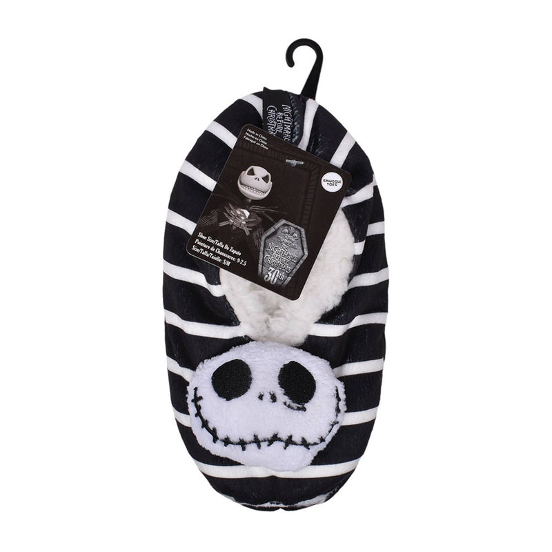 Boys' The Nightmare Before Christmas Jack Skellington Slipper Socks - Black XS/S