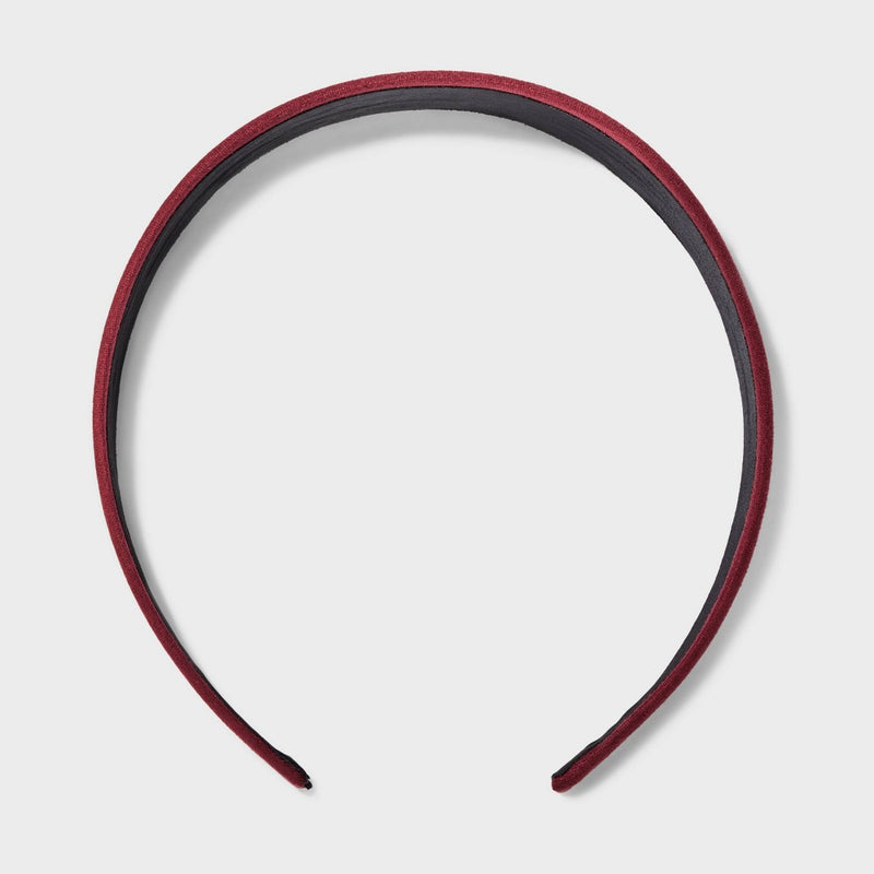 Faux Suede Headband - Universal Thread Burgundy