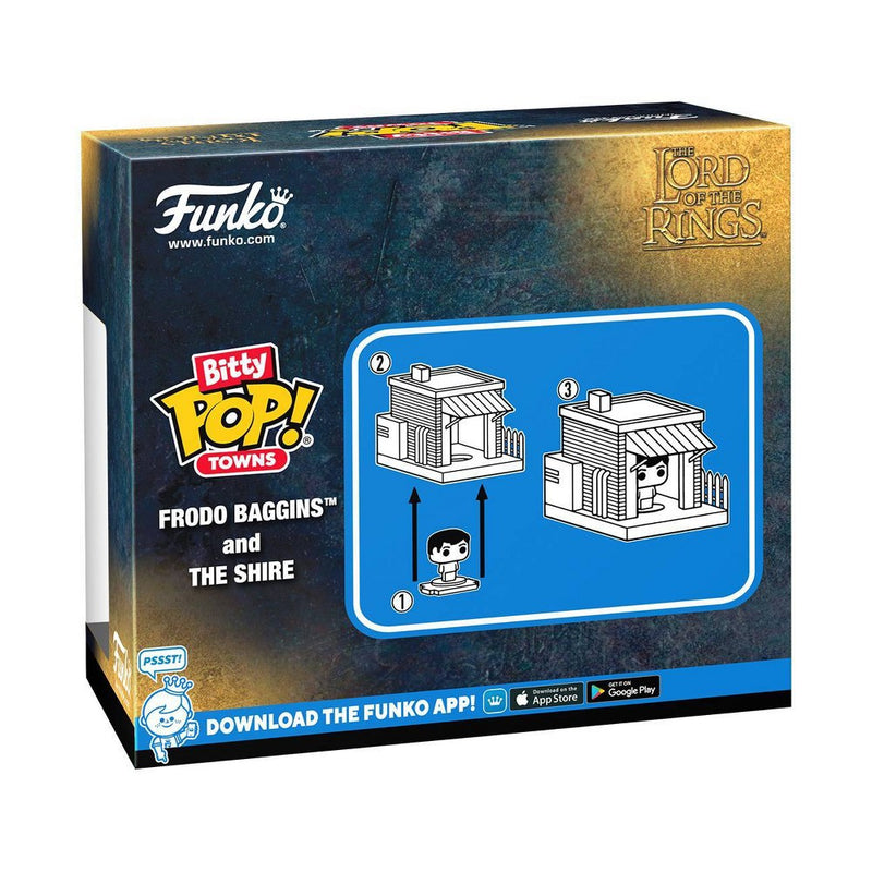 Funko Bitty POP! Towns: Lord of the Rings Frodo Baggins and The Shire Figures
