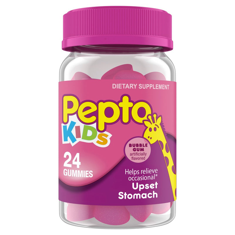 Pepto-Bismol Kids' Digestive Gummies - 24ct - EXP: 09/2026