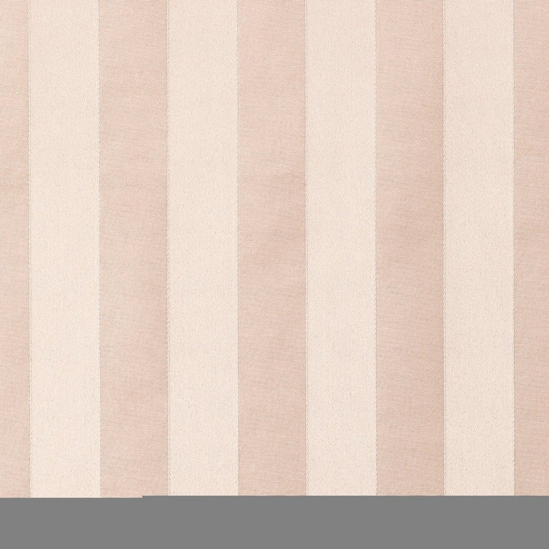 2pc 37"x84" Sun Zero Dimani Satin Striped 100% Blackout Rod Pocket Curtain Panel Pair Blush: Energy Efficient, Noise Reduction