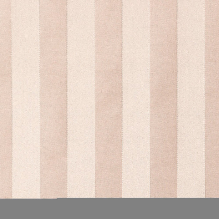 2pc 37"x84" Sun Zero Dimani Satin Striped 100% Blackout Rod Pocket Curtain Panel Pair Blush: Energy Efficient, Noise Reduction