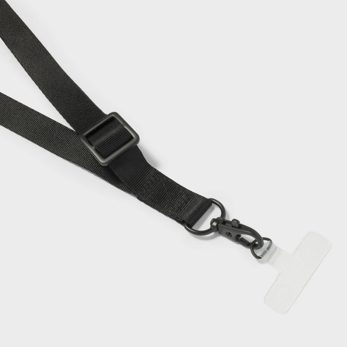 Cell Phone Utility Crossbody Strap - heyday Black