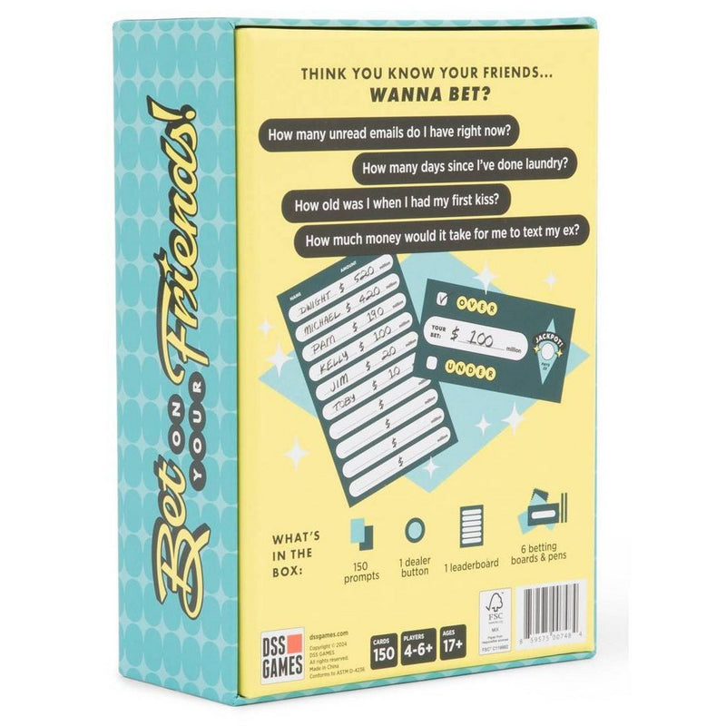 Bet on Your Friends Party Game