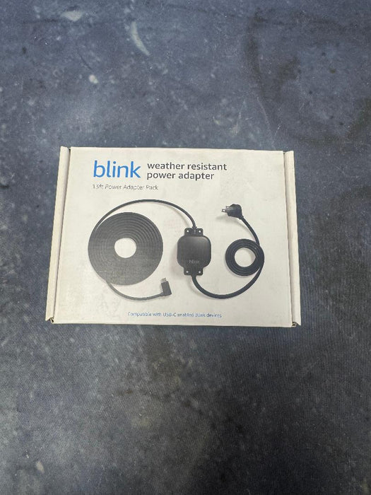 Blink Weather Resistant 13ft Power Adapter for Blink Mini 2 and Blink Outdoor 4 - Black