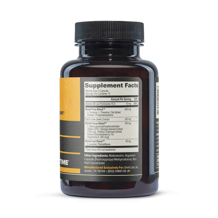 Onnit Alpha Brain Nootropic Brain Health Supplement - 30ct
