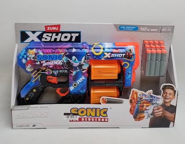 X-Shot Sonic the Hedgehog Dread Dart Blaster Skins