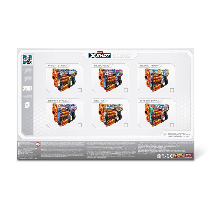 X-Shot Sonic the Hedgehog Dread Dart Blaster Skins