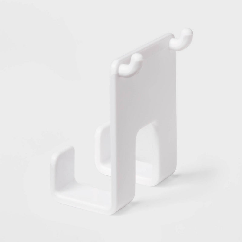 Set of 2 Pegboard Double Hooks - Brightroom: Adjustable Storage & Organization, Portable Utility Shelf Parts