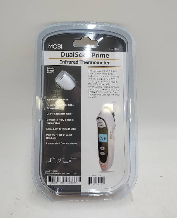 MOBI DualScan Prime Ear and Forehead Thermometer