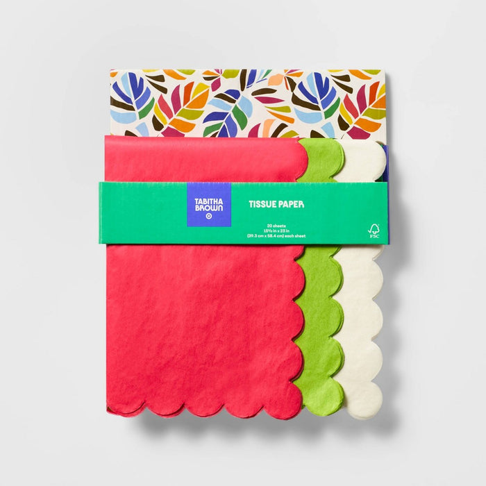 20ct Gift Wrap Tissue Paper - Tabitha Brown for Target