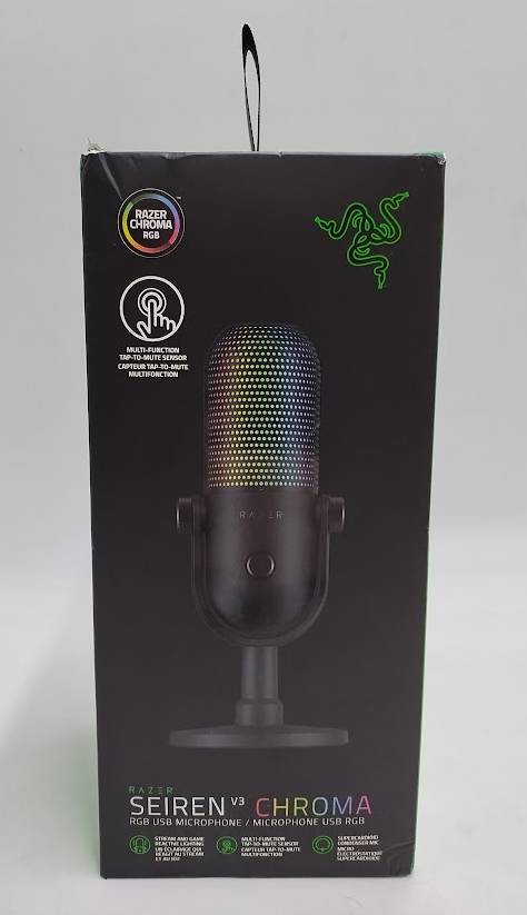 Razer Seiren V3 Chroma RGB USB Microphone with Tap-to-Mute Sensor