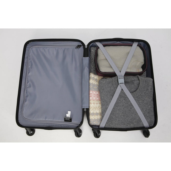 Skyline 3pc Hardside Checked Spinner Luggage Set - Rose Gold (LOCAL PICKUP ONLY)