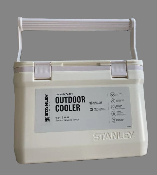Stanley 16qt Plastic Easy-Carry Outdoor Cooler - Cream