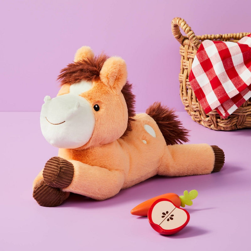9" Horse Stuffed Animal - Gigglescape: Farm Animal Theme, Ages 1+