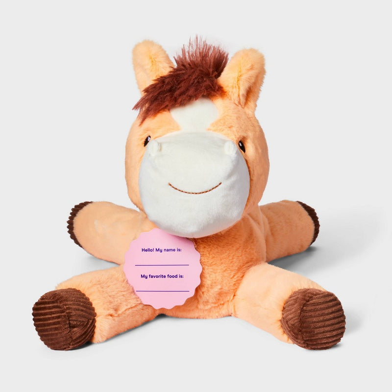 9" Horse Stuffed Animal - Gigglescape: Farm Animal Theme, Ages 1+