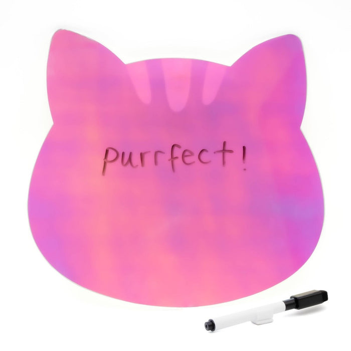 10" Cat Wall Decor Dry Erase Board - Bullseye's Playground