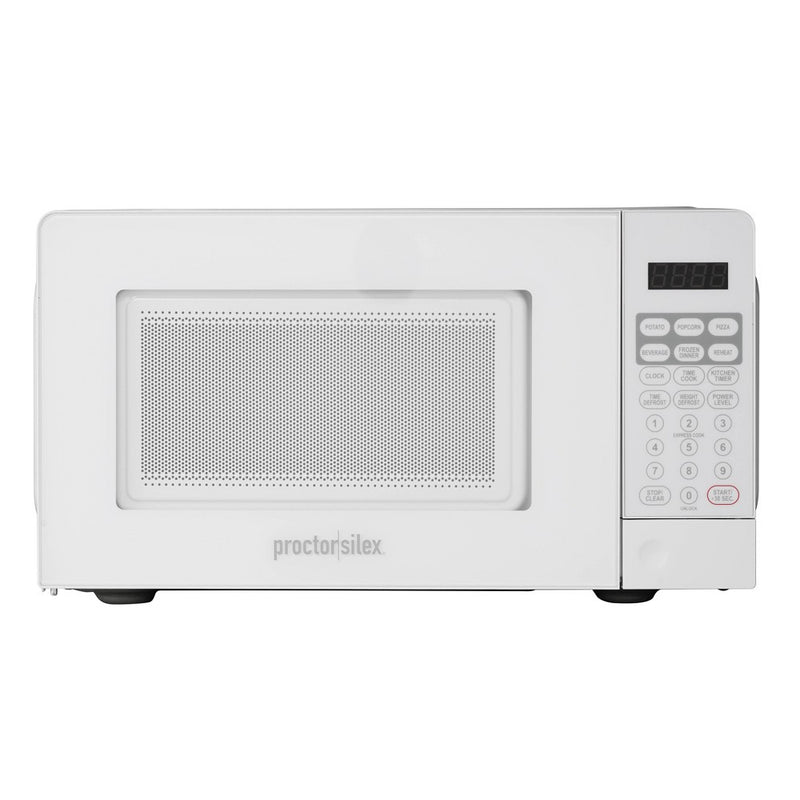 Proctor Silex 700W 0.6cu ft Countertop Microwave Oven White (LOCAL PICKUP ONLY)