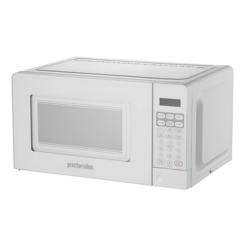 Proctor Silex 700W 0.6cu ft Countertop Microwave Oven White (LOCAL PICKUP ONLY)