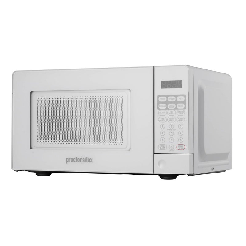 Proctor Silex 700W 0.6cu ft Countertop Microwave Oven White (LOCAL PICKUP ONLY)