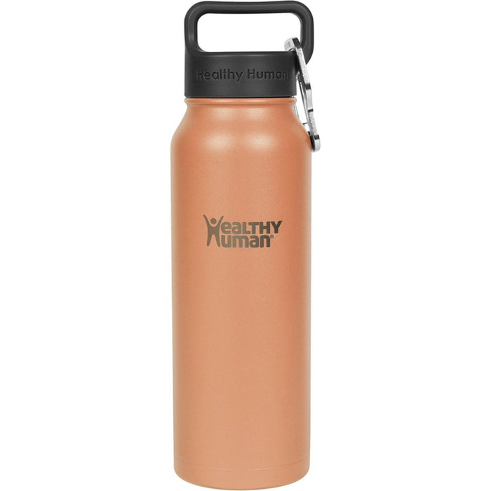 Healthy Human Stainless Steel Water Bottle |(Peach, 21 oz/ 621 ML)
