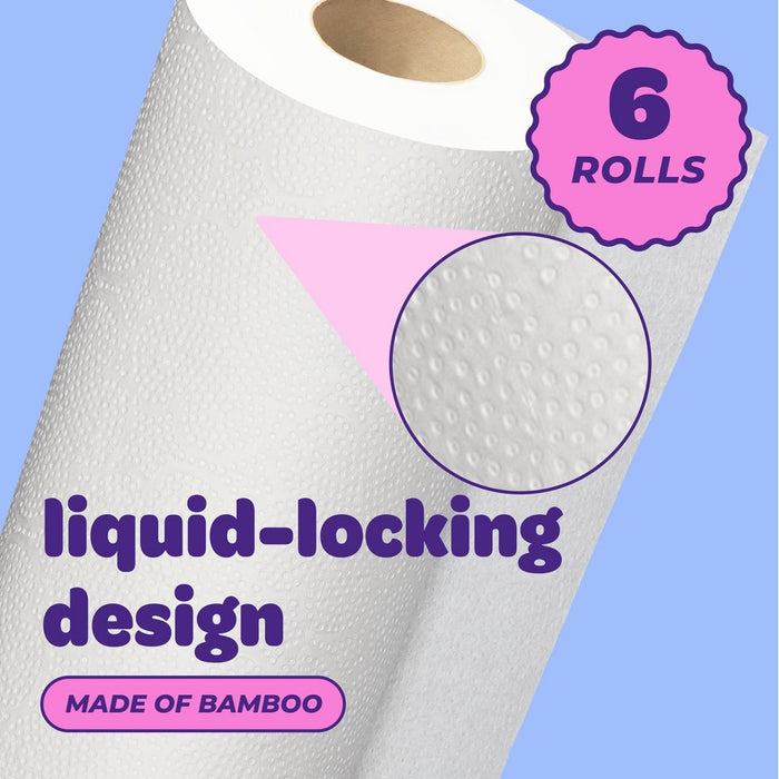 Bim Bam Boo Bamboo Paper Towels - 6pk