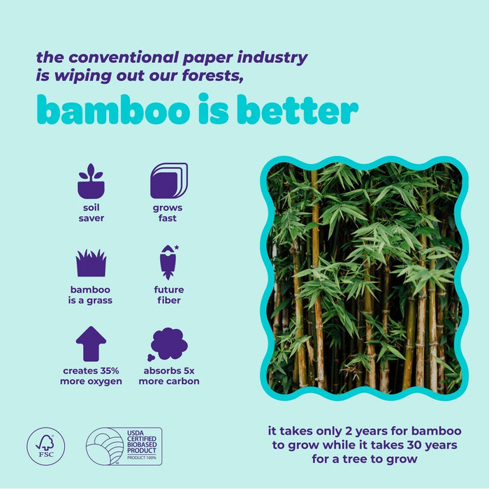 Bim Bam Boo Bamboo Paper Towels - 6pk