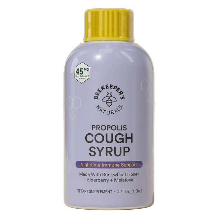 Beekeepers Naturals Nighttime Propolis Cough Syrup - 4 fl oz