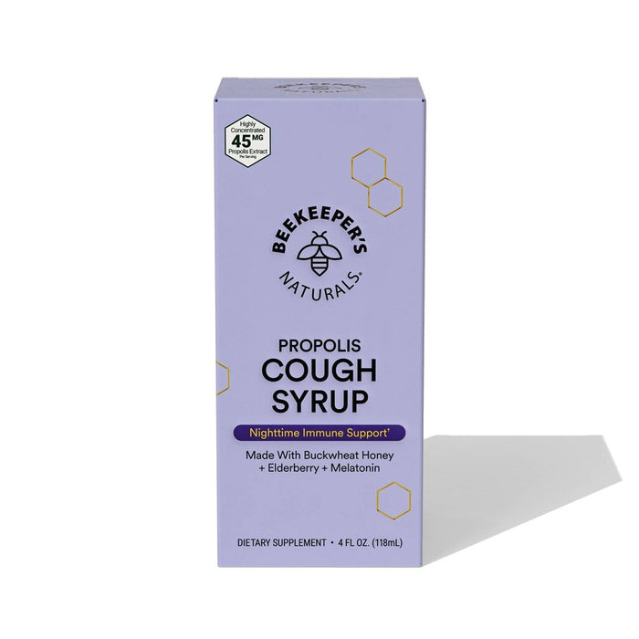 Beekeepers Naturals Nighttime Propolis Cough Syrup - 4 fl oz
