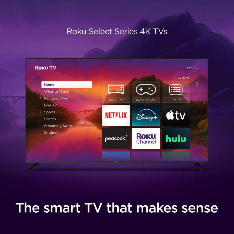 Roku 55" Select Series 4K HDR Smart Roku TV with Roku TV Remote (LOCAL PICKUP ONLY)
