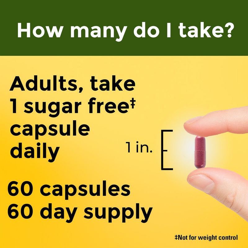 Nature Made Cranberry 500mg Capsules - 60ct