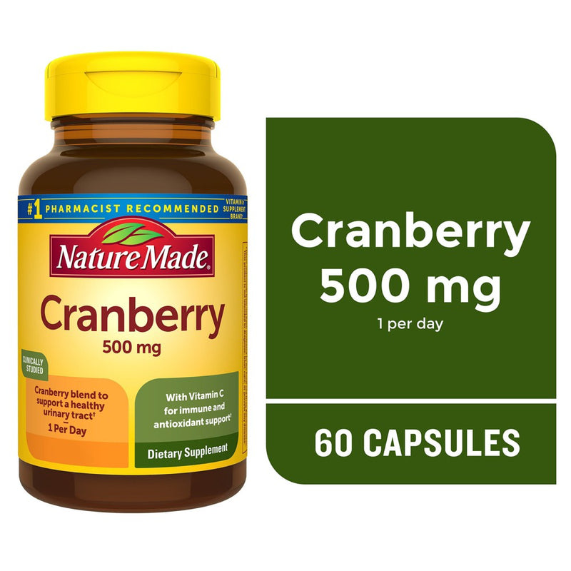 Nature Made Cranberry 500mg Capsules - 60ct