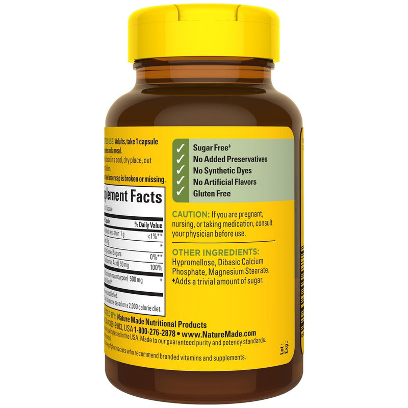Nature Made Cranberry 500mg Capsules - 60ct