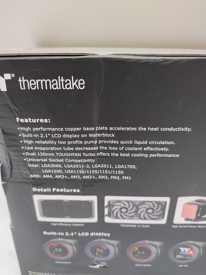 Thermaltake TOUGHLIQUID Ultra 240 AIO Liquid Cooler SEE DETAILS