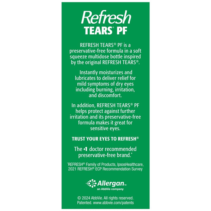Refresh Tears PF Preservative Free Eye Drops - 0.33 fl oz/10mL