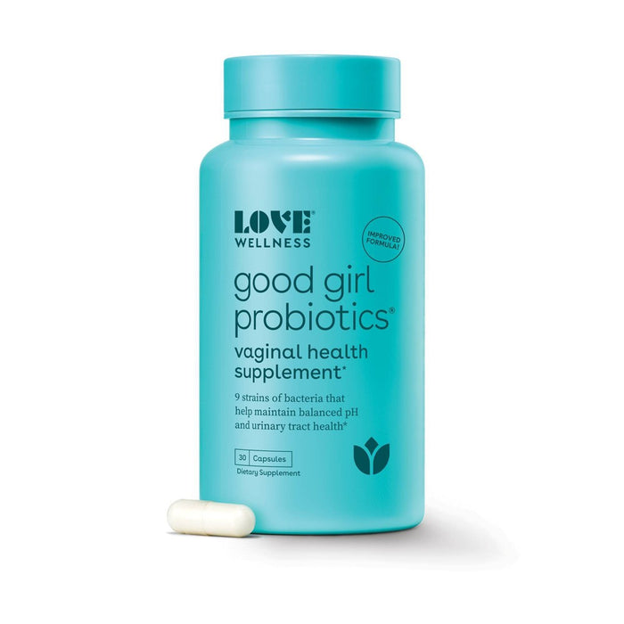 Love Wellness Good Girl Probiotics for Vaginal & Urinary Tract Health - 30ct