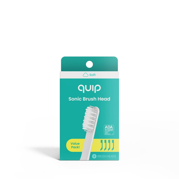 quip Sonic Brush Head Refill - 4pk